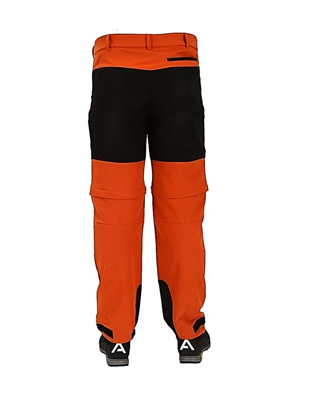 Dovrefjell Custom Fit Zip Off Ulkoiluhousut, Sunset Orange - Image 4