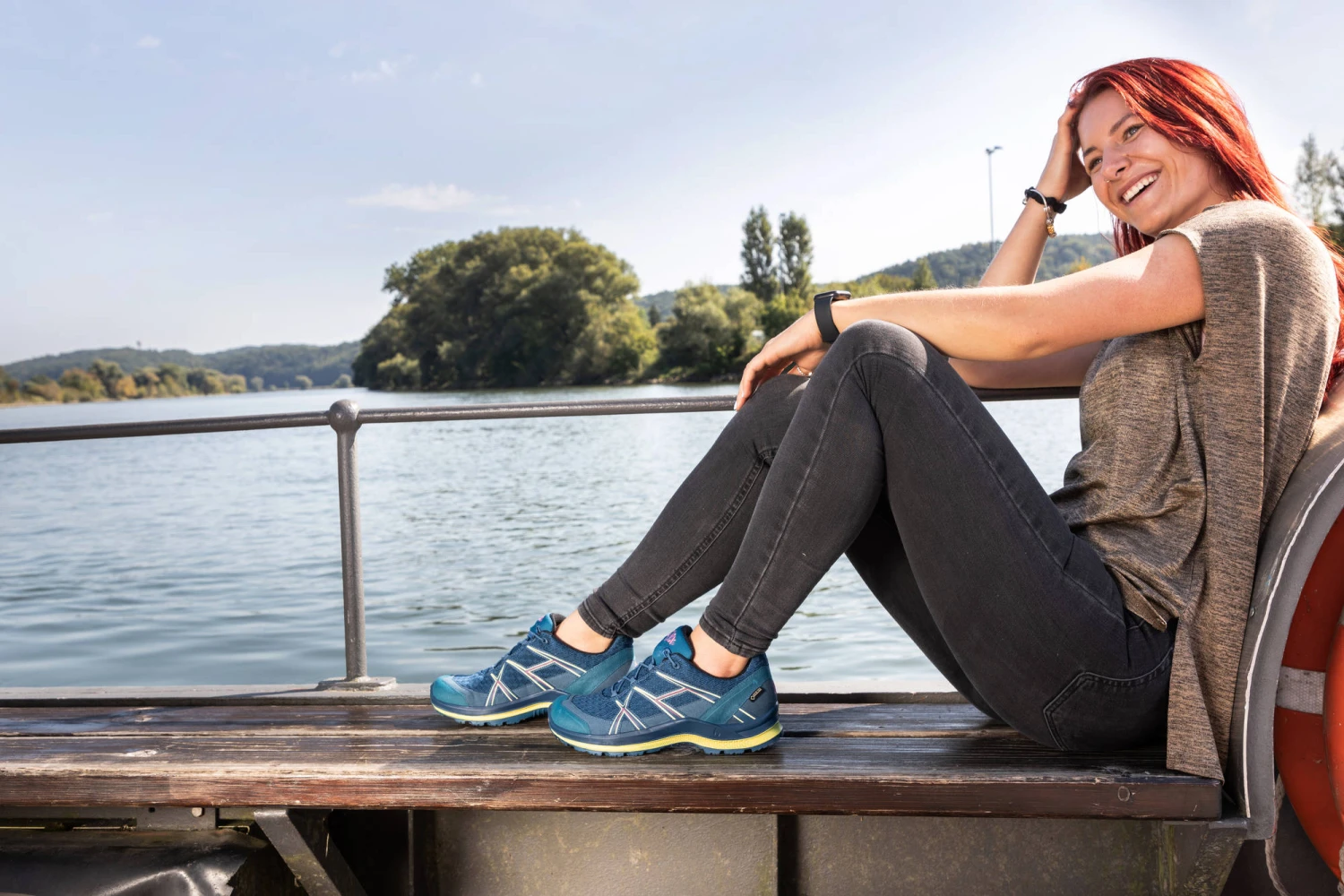 HAIX Black Eagle Adventure 2.2 GTX Ws Low Night-Lemon Ulkoilukengät - Image 4