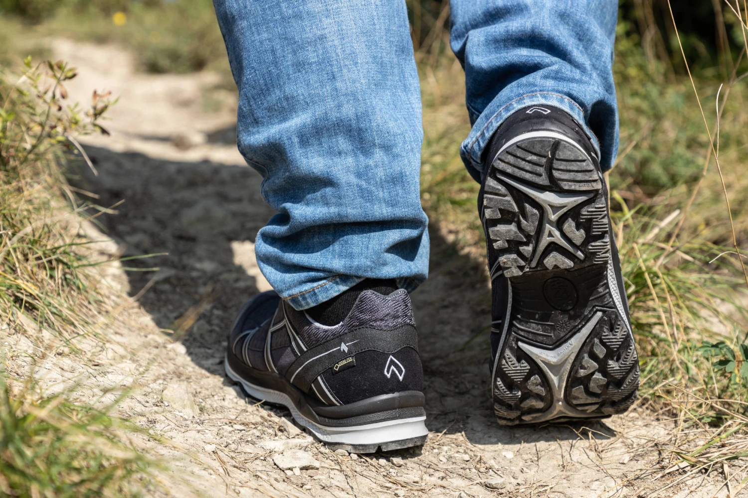 HAIX Black Eagle Adventure 2.2 GTX Low Graphite-Silver Ulkoilukengät - Image 5