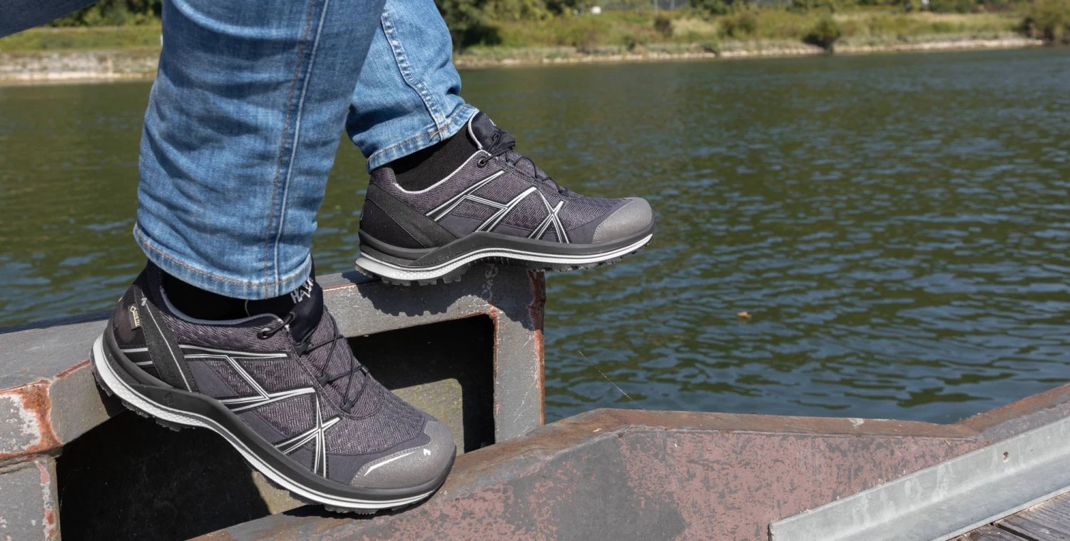 HAIX Black Eagle Adventure 2.2 GTX Low Graphite-Silver Ulkoilukengät - Image 3