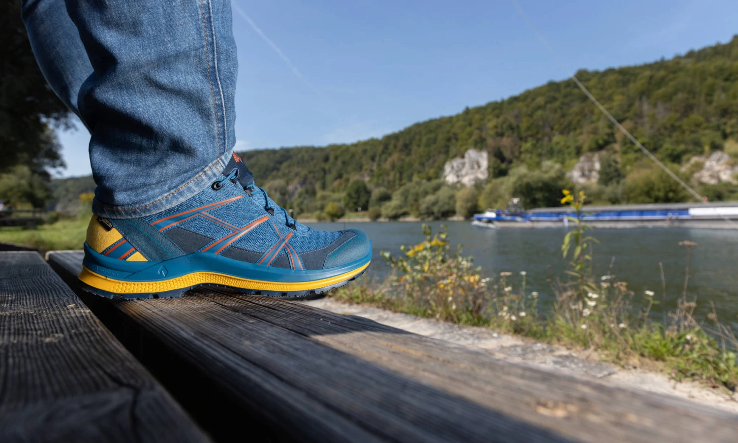 HAIX Black Eagle Adventure 2.2 GTX Low Cobalt-Fire Ulkoilukengät - Image 4