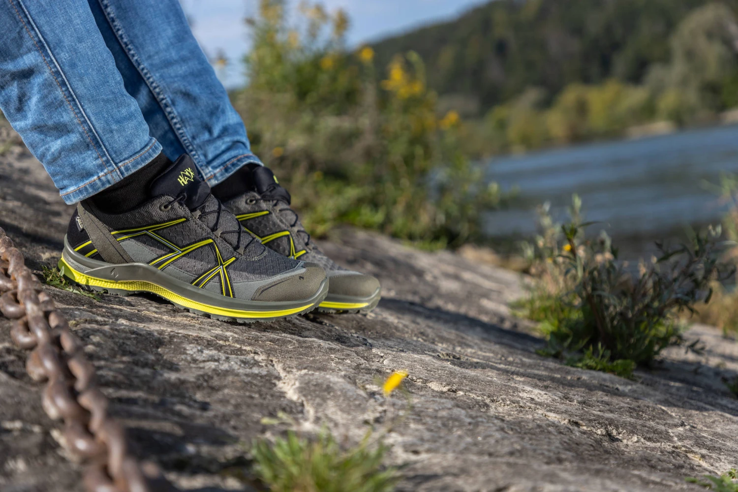 HAIX Black Eagle Adventure 2.2 GTX Low Olive-Citrus Ulkoilukengät - Image 3