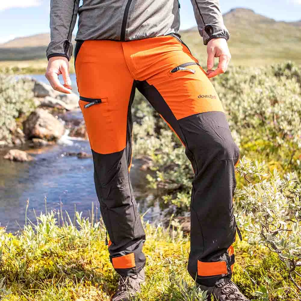 Dovrefjell Custom Fit Ulkoiluhousut Sunset Orange, Miehet - Image 7