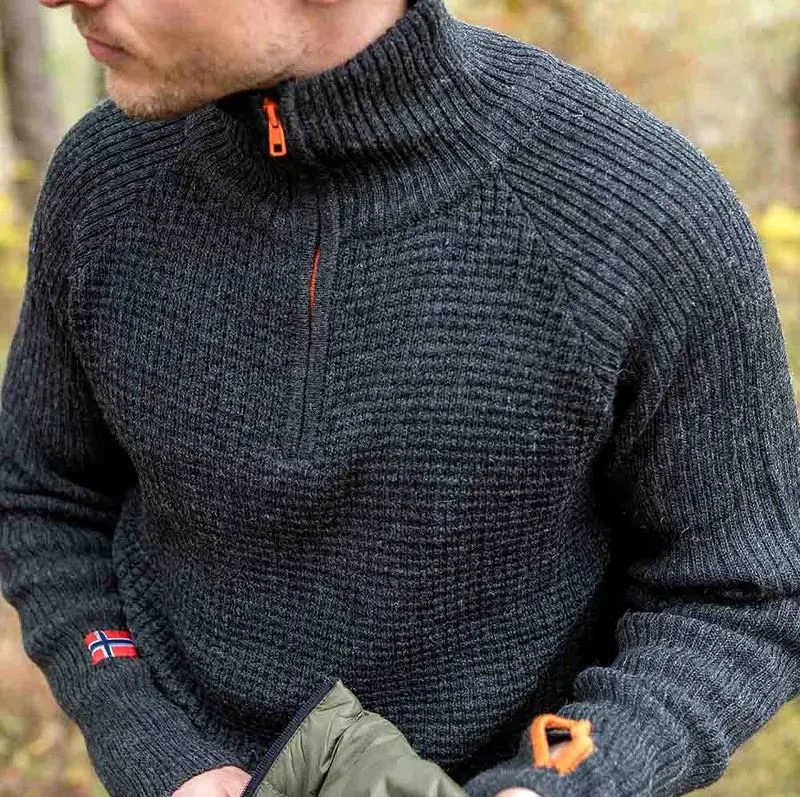 Dovrefjell Jerv Villapaita Tummanharmaa - Image 5