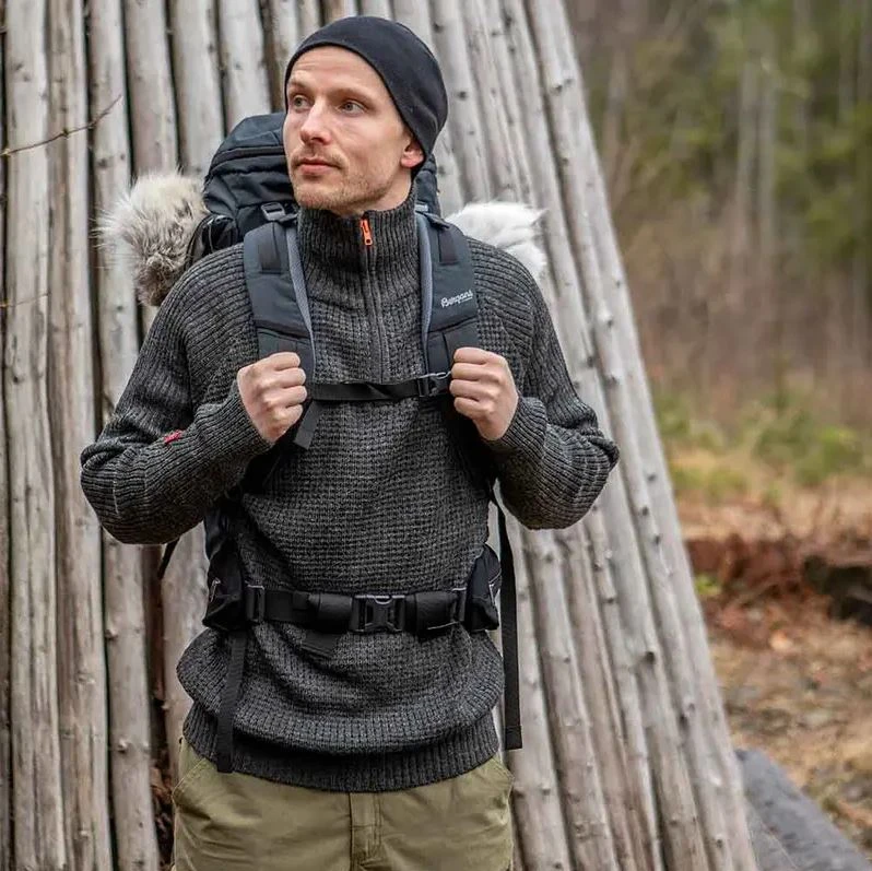 Dovrefjell Jerv Villapaita Tummanharmaa - Image 6