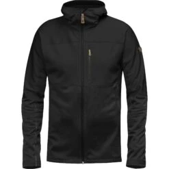 FJÄLLRÄVEN Fjällräven Abisko Trail Fleece M Miesten Huppari Musta