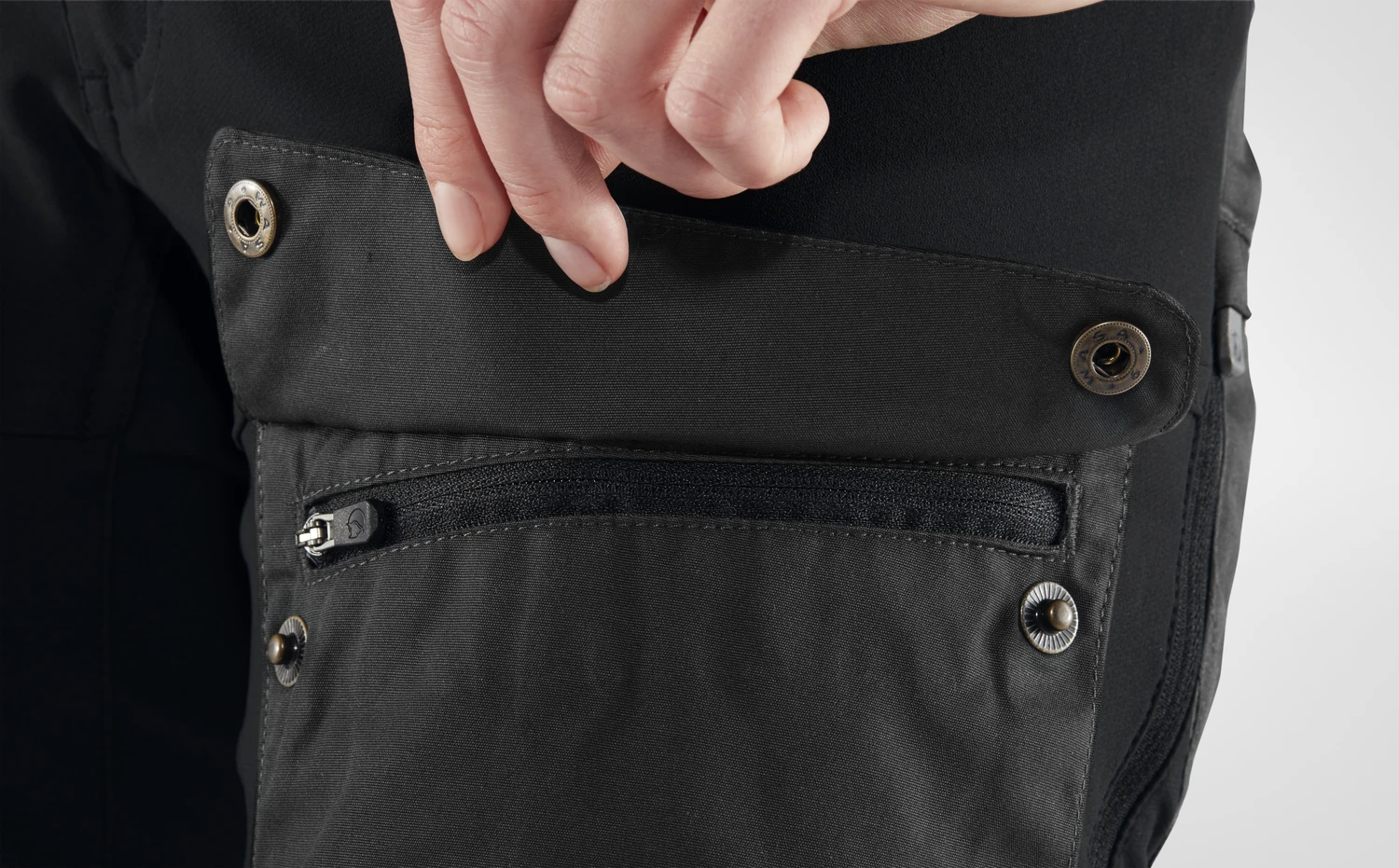 FJÄLLRÄVEN Fjällräven Keb Trousers Curved W Reg Naisten Ulkoiluhousut Vihreät - Image 7