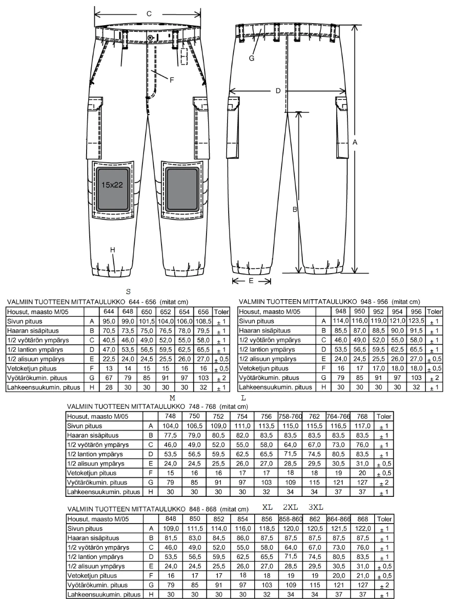 ORIGOPRO M05 Metsäkuvio Maastohousut - Image 7