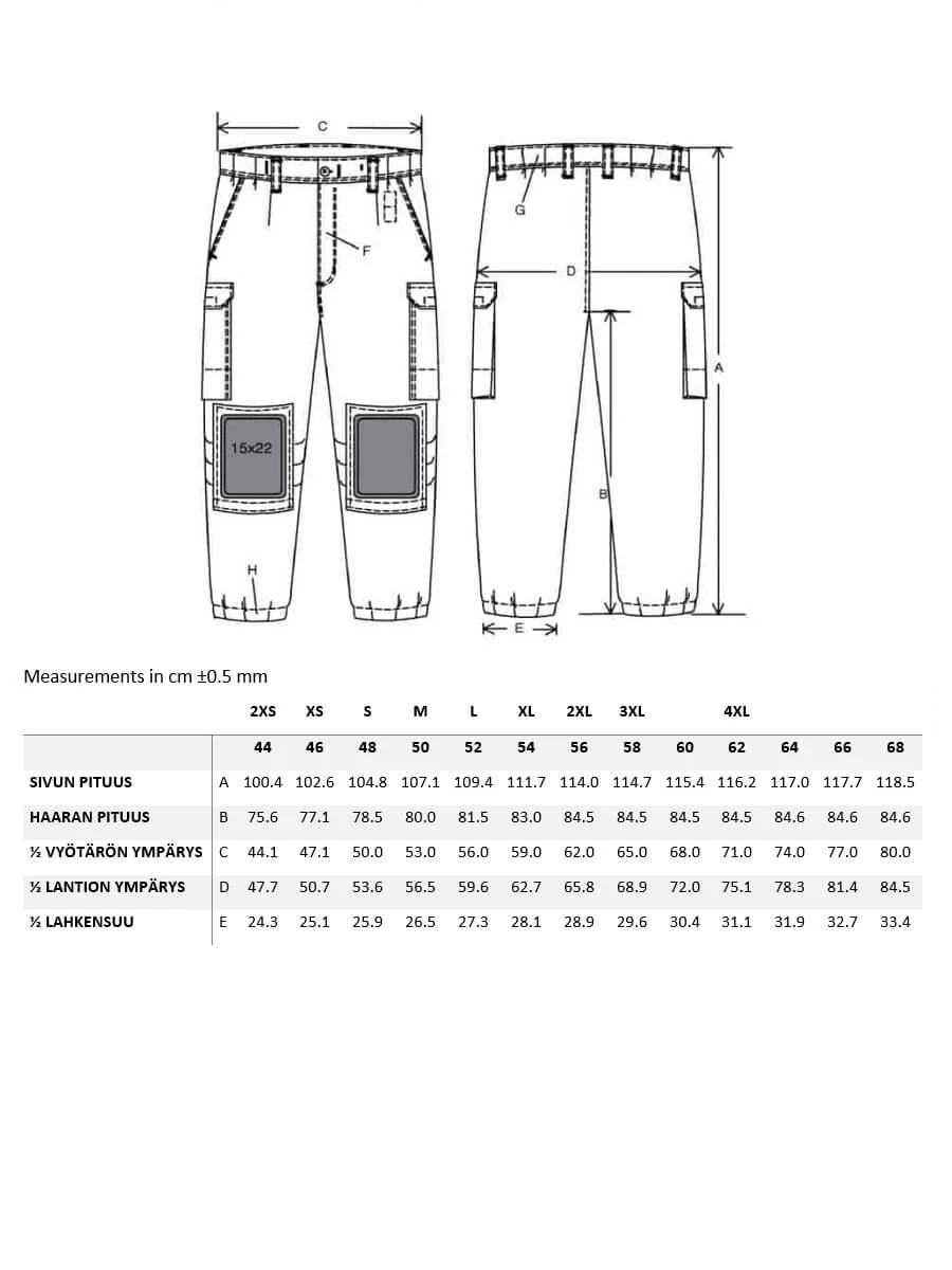 ORIGOPRO M05 Metsäkuvio Maastohousut - Image 6