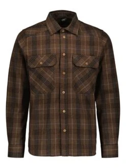 ORIGOPRO Villaflanellipaita Ruskea