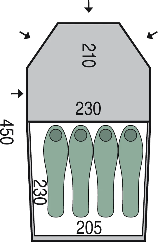 Pinguin Storm 4 Duralu Teltta - Image 2