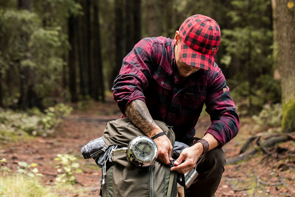 Salon Lippalakki Baseball Cap Lumberjack Punainen - Image 3